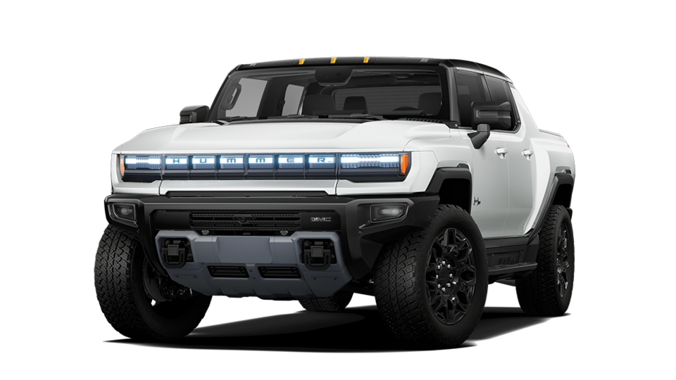 Front Three-Quarters View of a 2026 GMC Hummer EV SUV.