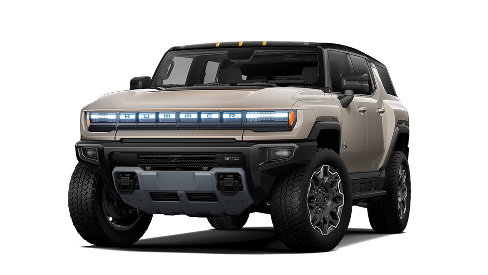 Vue latérale avant du VUS GMC Hummer EV 3X 2026.