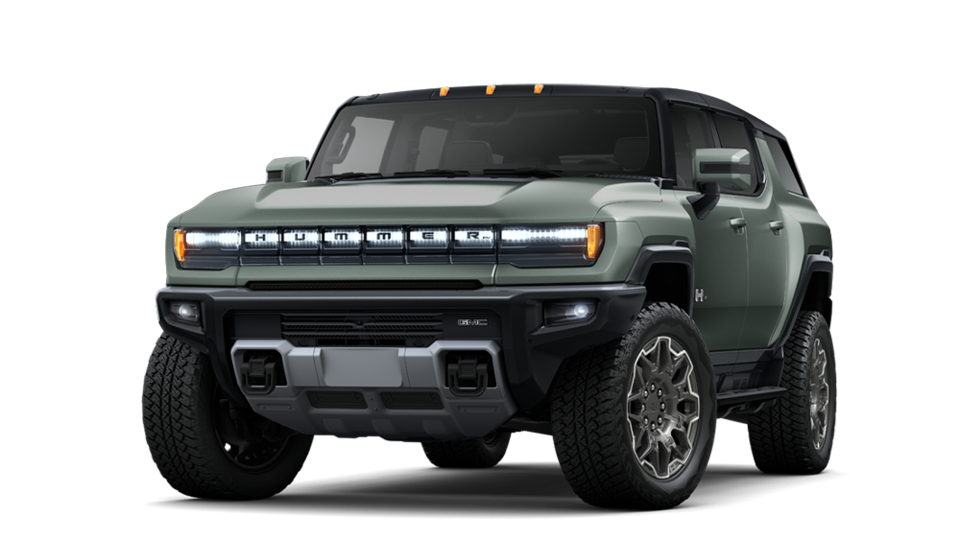 2024 GMC HUMMER EV Edition 1 SUV in Moonshot Green Matte.