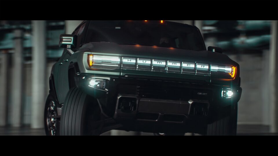 GMC Hummer EV's 4-wheel steering.