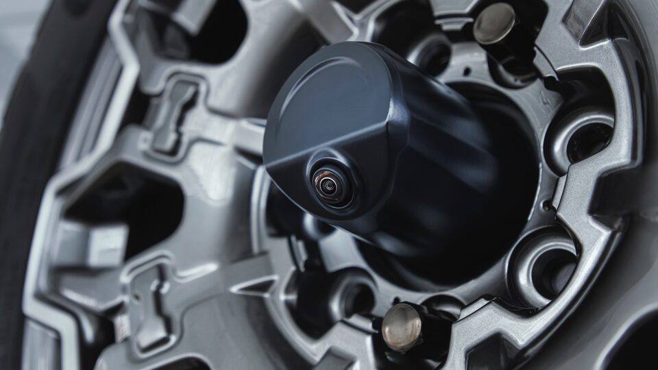 The Hummer EV's available UltraVision with underbody cameras.