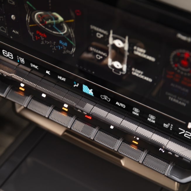 GMC HUMMER EV SUV technology.
