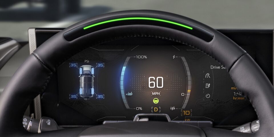 Indicateur de vitesse du GMC HUMMER EV.