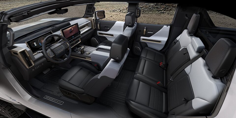 Habitacle du GMC Hummer EV.