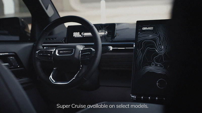 The advanced driving capability and Super Cruise functionality of the First Ever GMC Sierra EV Denali Edition 1.
