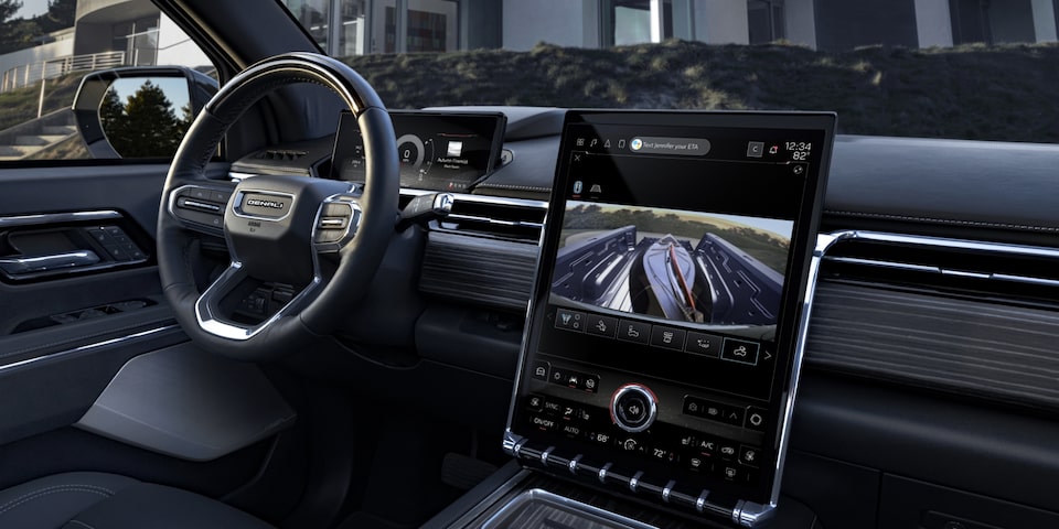 Centre console of the GMC Sierra EV Denali.