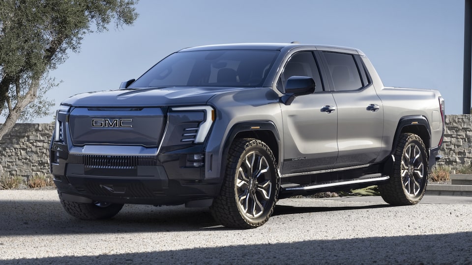 Scenic shot of the GMC Sierra EV Denali Edition 1 trim.