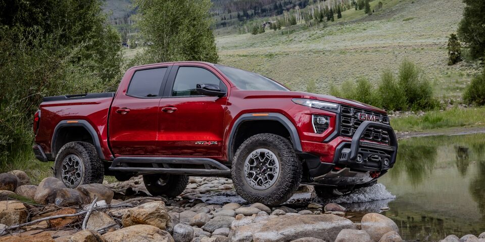 2023 GMC Canyon AT4X dimensions.