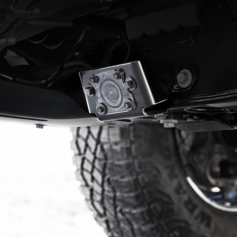 2023 GMC Canyon underbody camera view.