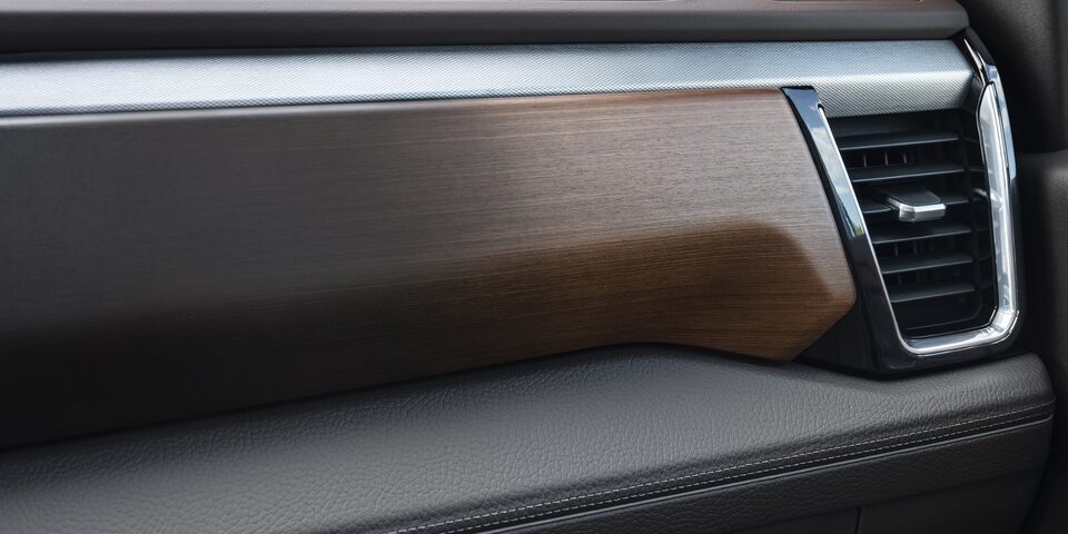 Front interior of the 2024 Sierra HD Denali Ultimate.