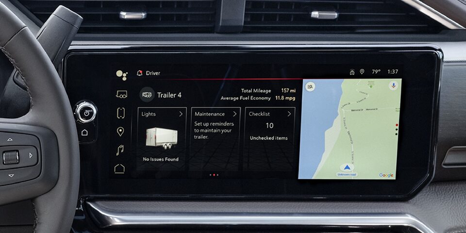 Système de caméras du GMC Sierra HD 2024 : technologie de remorquage ProGrade.