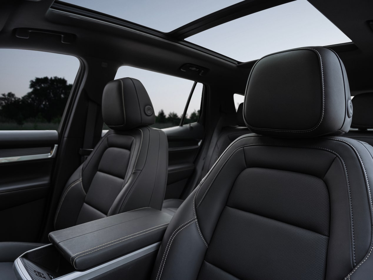 Comfortable interiors inside the 2025 GMC Terrain Elevation.