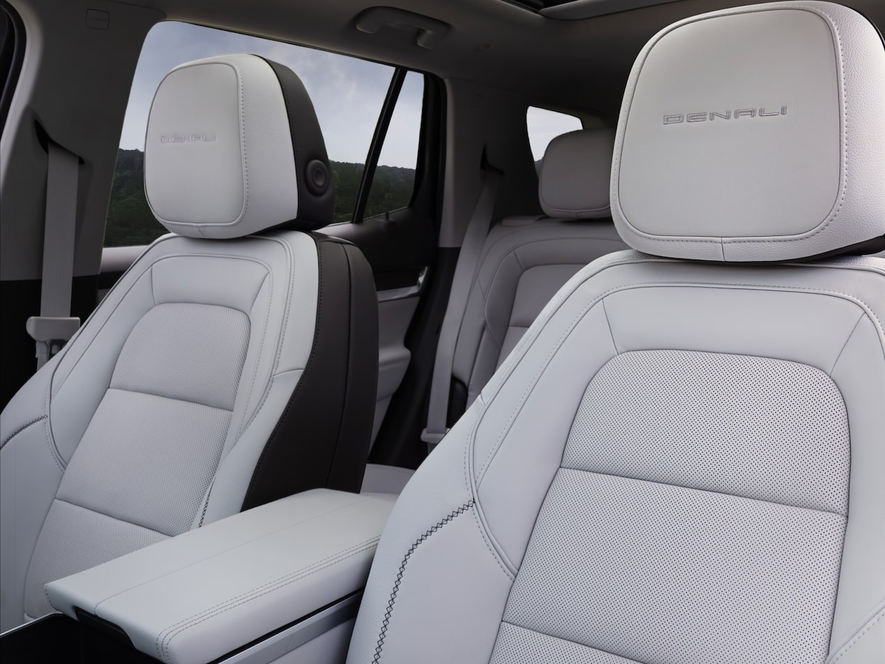 Comfortable interiors inside the 2025 GMC Terrain Denali.