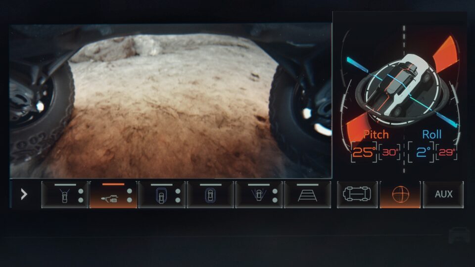GMC Hummer EV's UltraVision feature.