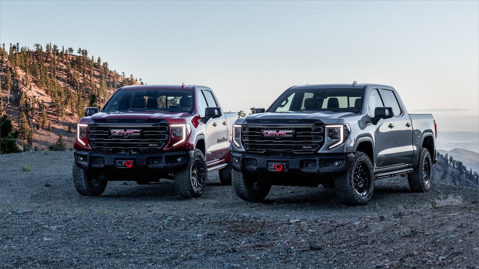 The 2023 GMC Sierra AT4X and Sierra AT4X AEV Edition.