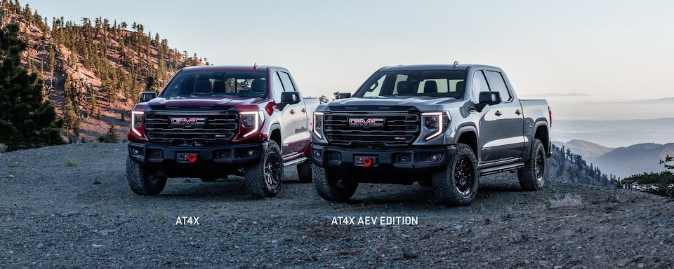 2023 Sierra AT4X and Sierra AT4X AEV Edition.