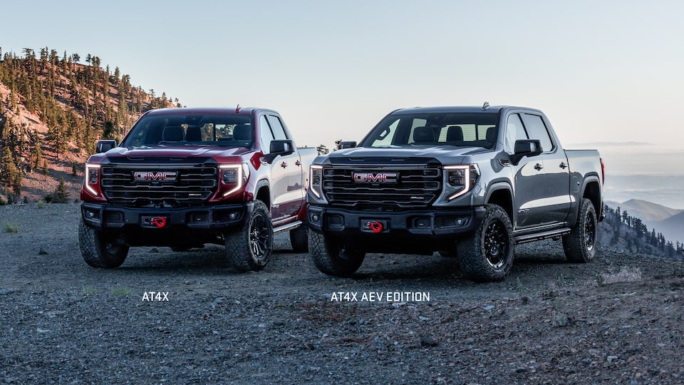 2023 Sierra AT4X and Sierra AT4X AEV Edition.