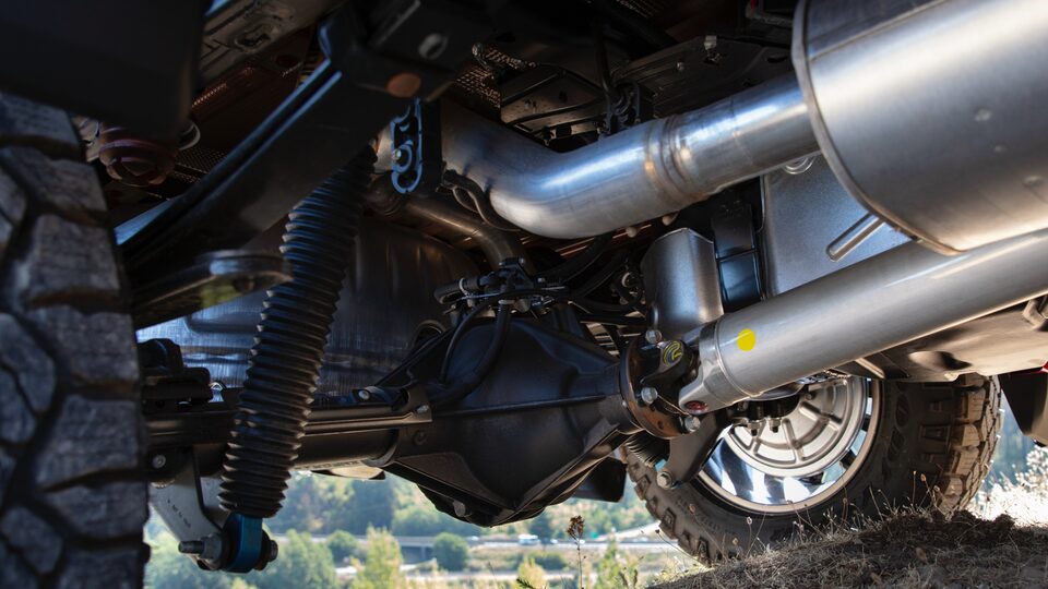 2022 GMC Sierra AT4X Front And Rear E-Locking Differentials.