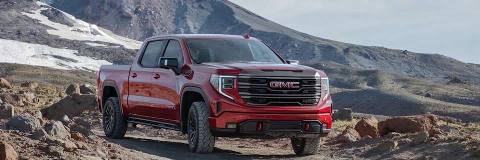 2022 GMC Sierra AT4X outdoors.