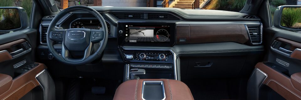 2022 Sierra front interior.