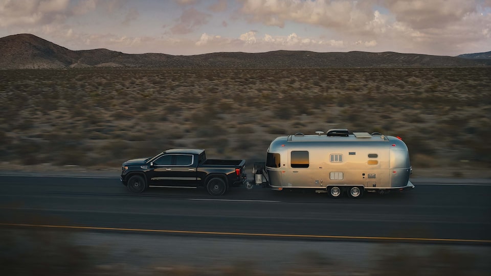 2022 GMC Sierra towing.