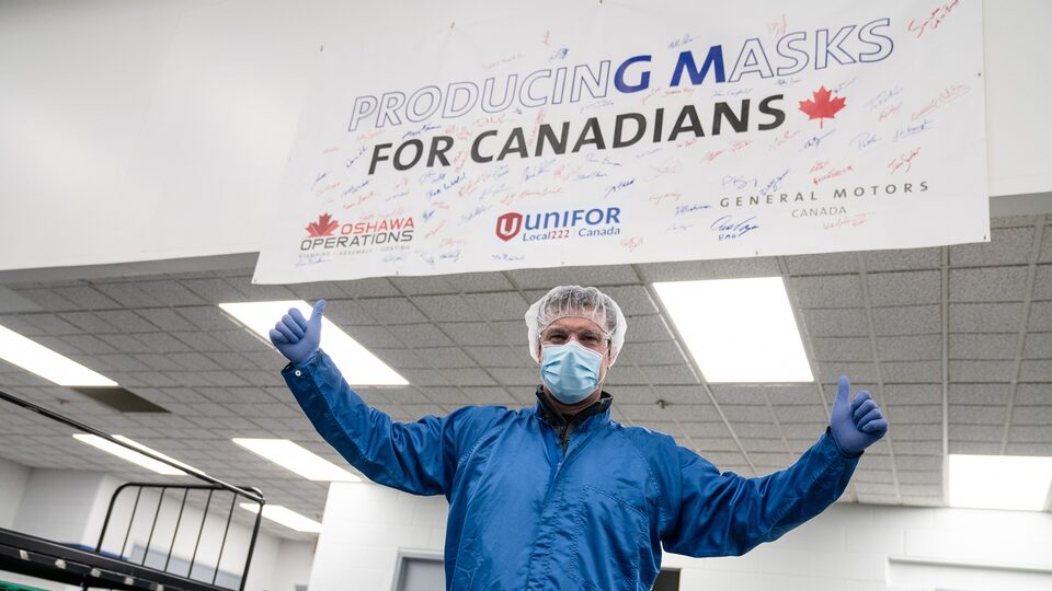 GM Canada Fabriquera 10 millions de masques