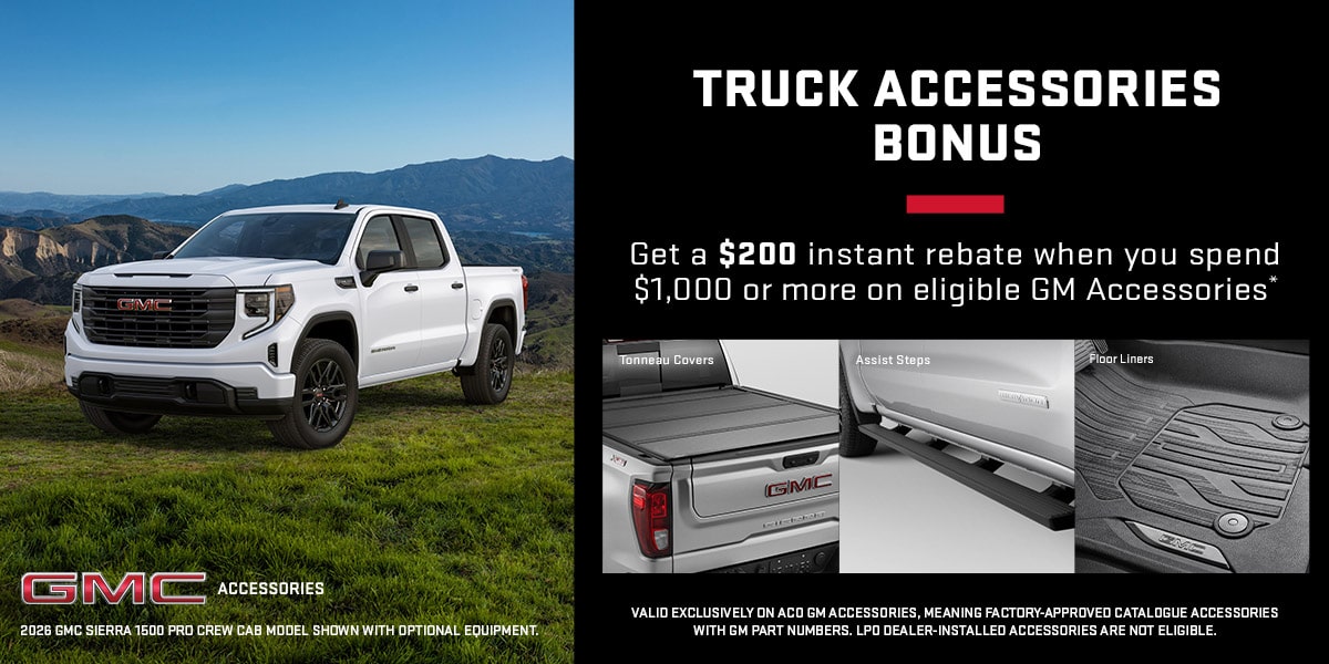Find all your GMC vehicle accessories in one place.