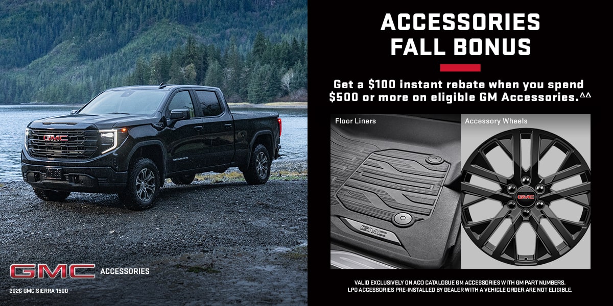 Find all your GMC vehicle accessories in one place.