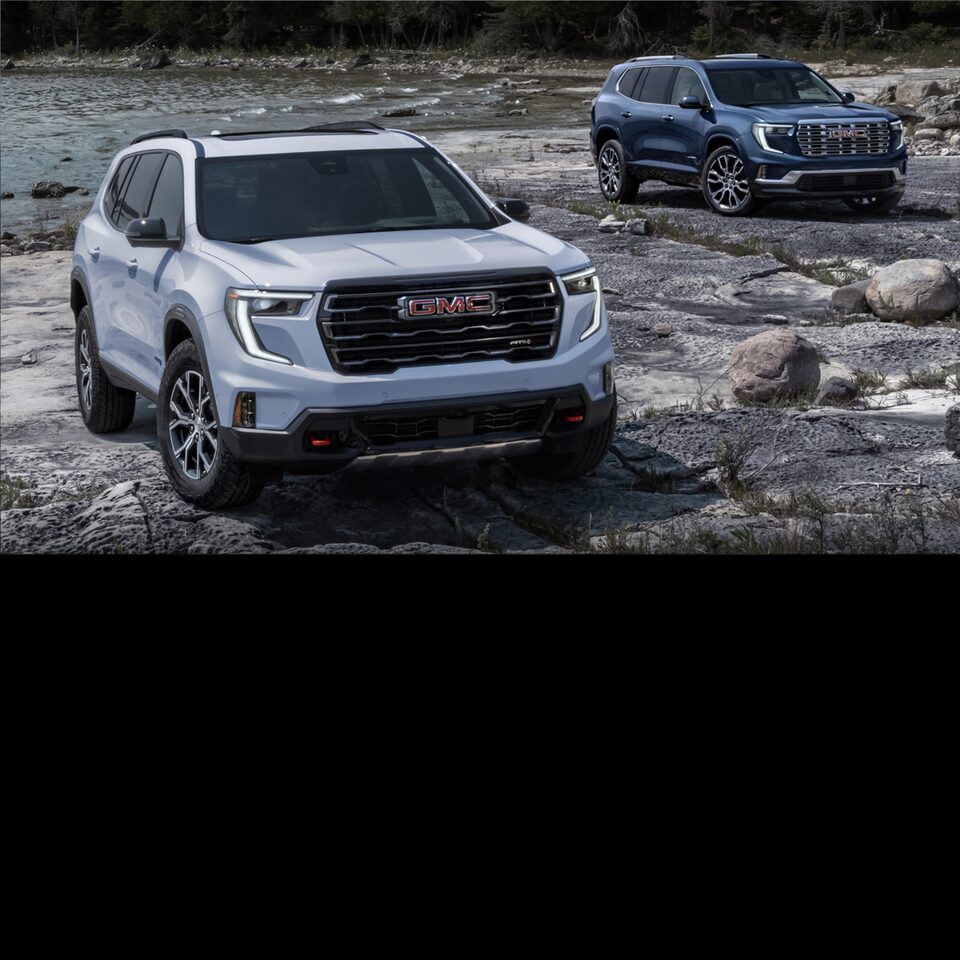 GMC homepage acadia