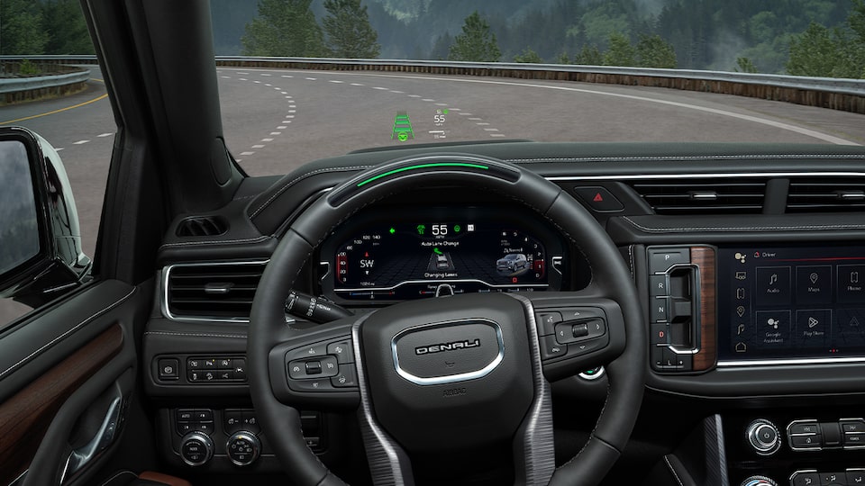 GMC Hummer EV steering wheel.