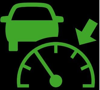 Adaptive Cruise Control Engaged icon.