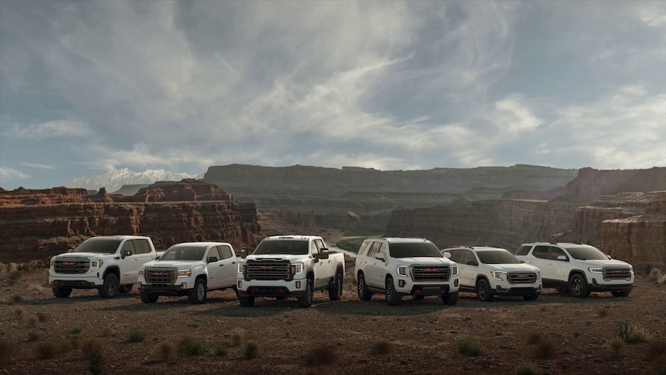 GMC SUV vehicle line-up.
