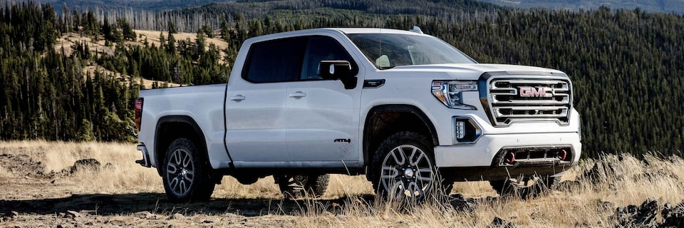2021 Sierra 1500 AT4 parked outdoors.