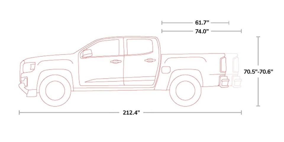 2021 GMC Canyon AT4 specs.