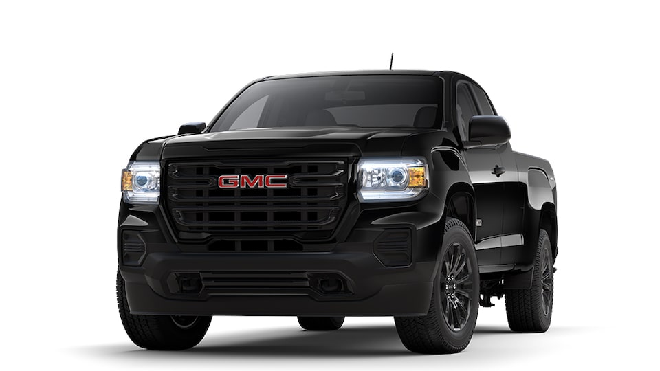 GMC Canyon Elévation 2022 en Onyx Noir.