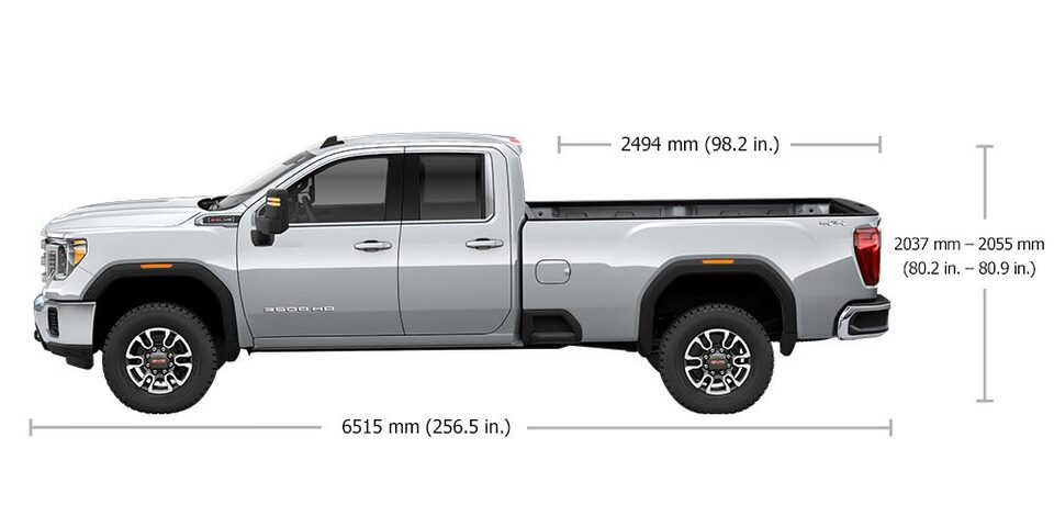 2023 Sierra 3500HD Double Cab Specs.
