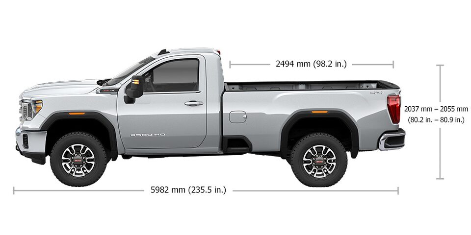 2023 Sierra 3500HD Regular Cab Specs.