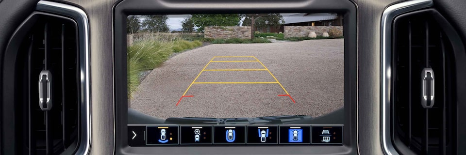 2023 Sierra HD Standard Rear Camera View.