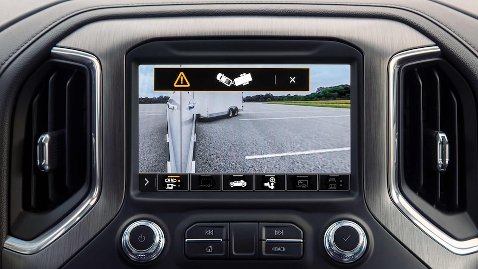 2023 GMC Sierra HD trailering camera: camera on the side.