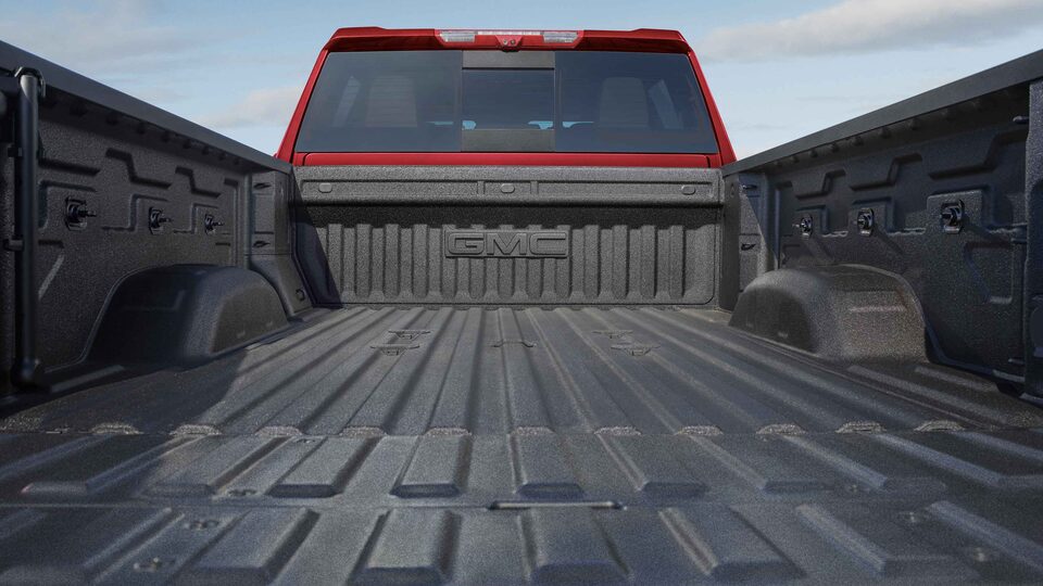 Caisse du GMC Sierra HD SLE/SLT 2023.