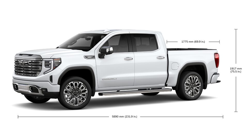 2023 Sierra 1500 Denali Ultimate Specs.