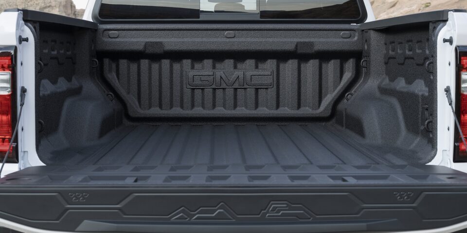 2023 Canyon AT4 cargo bed.