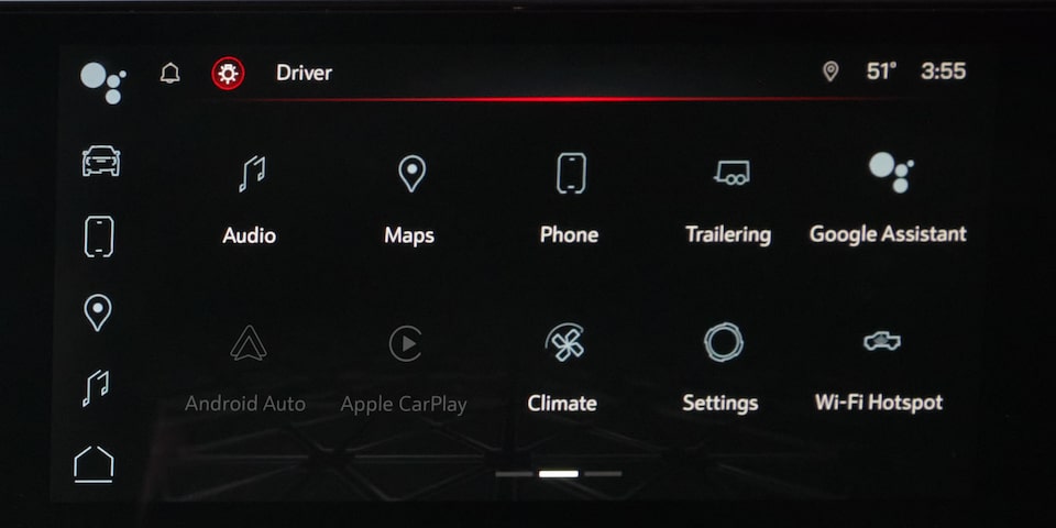 2024 GMC Canyon Denali infotainment system.