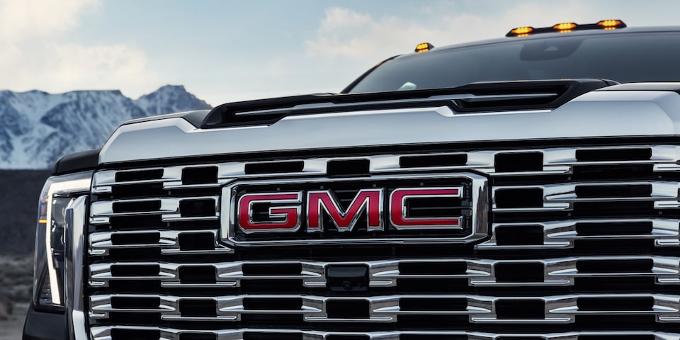 2024 GMC Sierra HD redesigned front exterior.