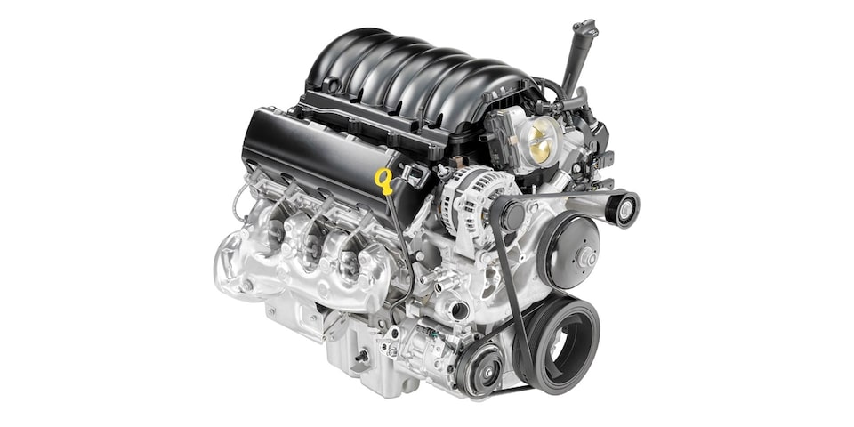  The 6.2L V8 Engine of the 2024 GMC Sierra 1500 Denali.
