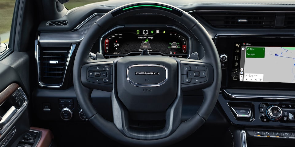 Travel hands-free with the Super Cruise technology of the 2024 GMC Sierra 1500 Denali.