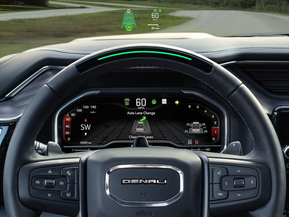 Using the Super Cruise technology on the 2024 GMC Sierra 1500.