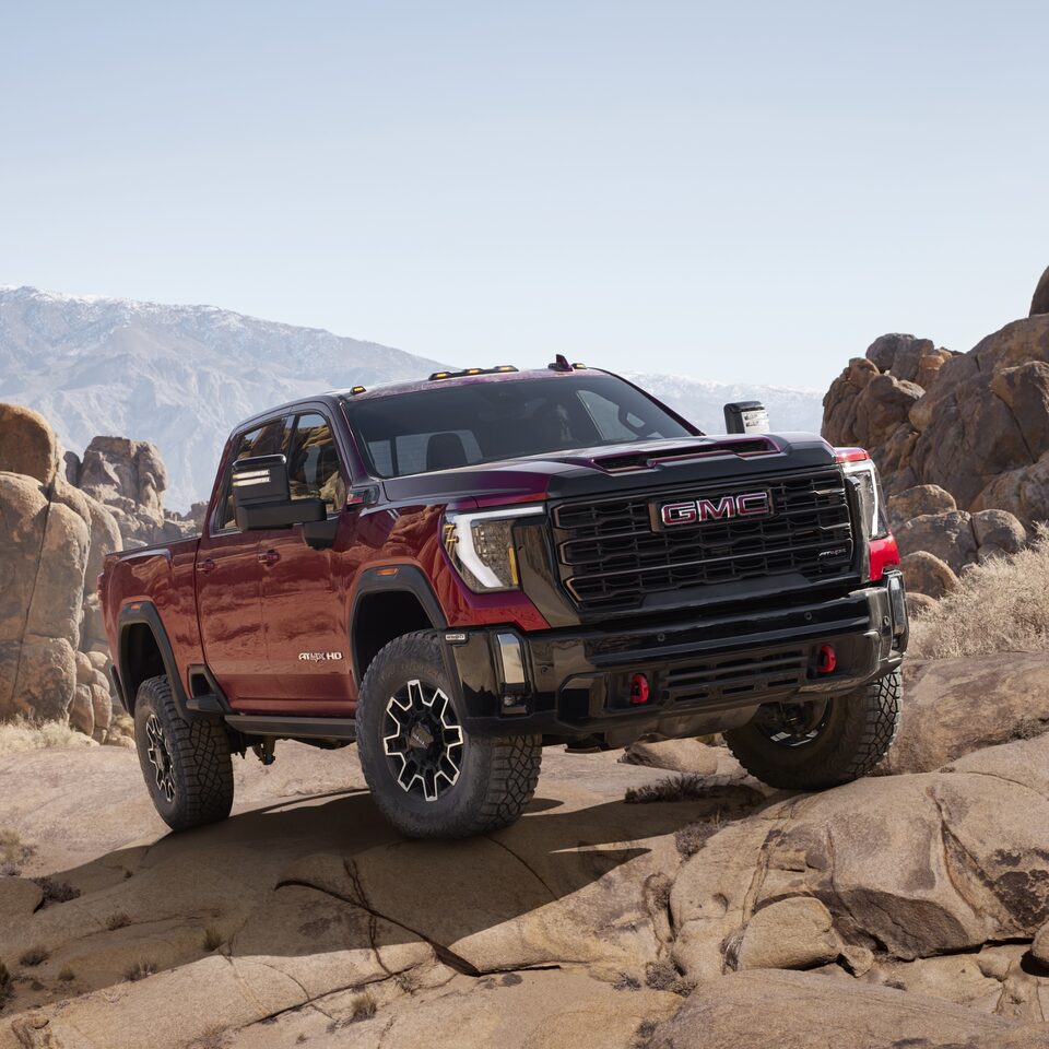 Off-road travel with the 2024 GMC Sierra HD.