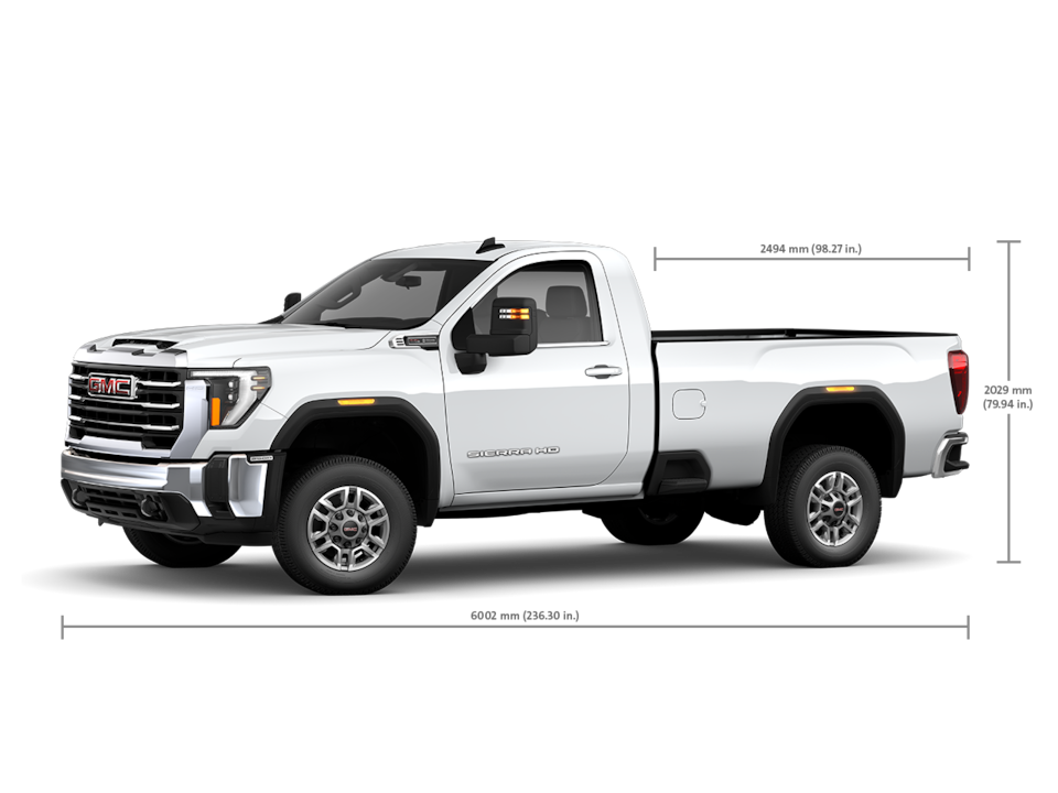2025 GMC Sierra HD 2500 Regular Cab specifications.
