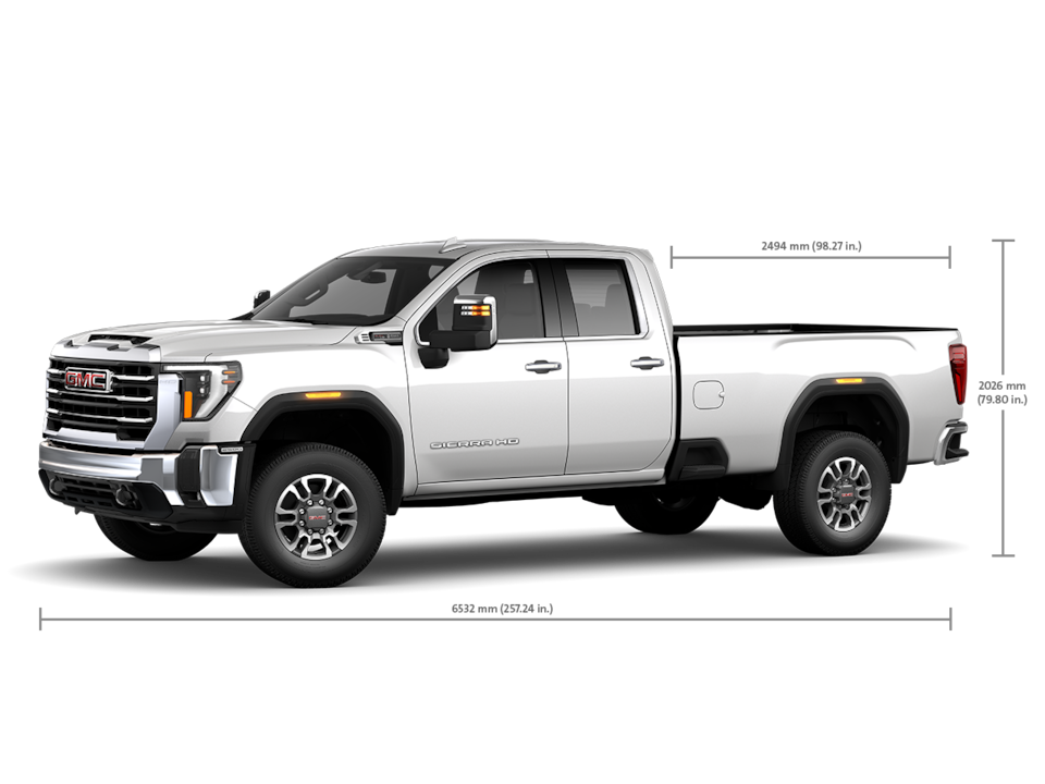 2025 GMC Sierra HD 2500 Double Cab specifications.